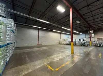 Secure and accessible warehouse space available for rent in Mississauga— for storage, logistics, or...