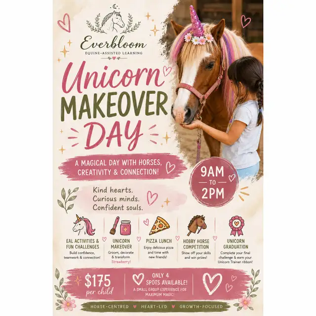 Unicorn Makeover Day- A Magical Horse Experience for Kids ✨