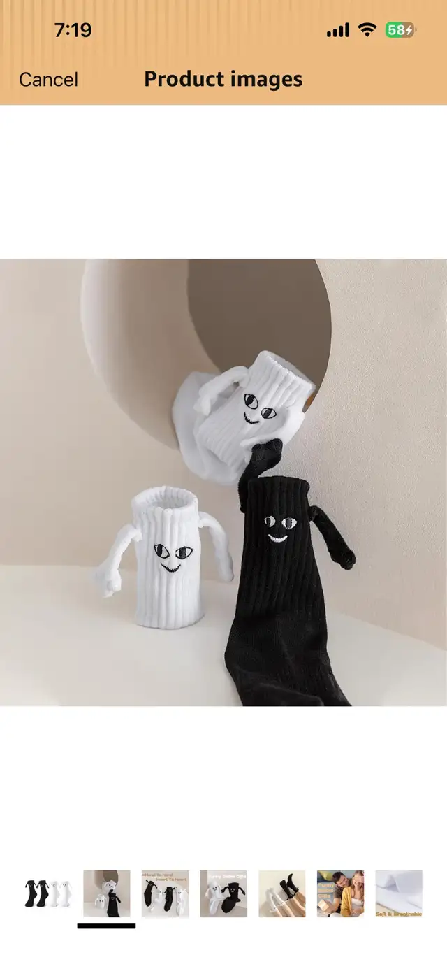 brand new holding hands socks - 2 pairs  in Other in Edmonton - Image 3