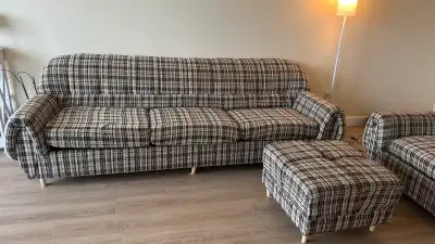Couch + chair + ottoman
