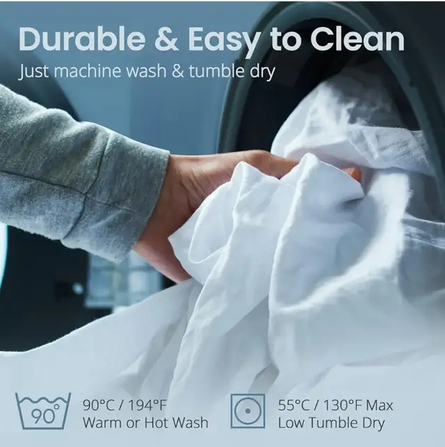 NEW SafeRest Queen Cotton Waterproof Mattress Cover Encasement in Bedding in London - Image 8