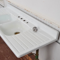 Vintage Double Sink With Double Draining Boards