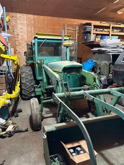 John Deere 4020 100 hp diesel 148 loader with grapple 3 point hitch New batteries New high pressure...