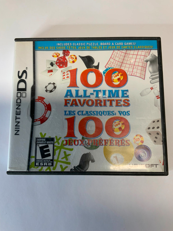100 ALL TIME FAVORITES / GAMES - JEUX NINTENDO DS (MYCODE#016) dans Nintendo DS  à Ville de Montréal