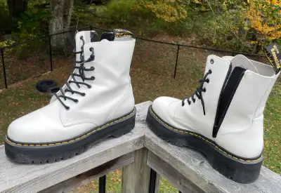 Dr. Martens Jadon Boots in White, View more