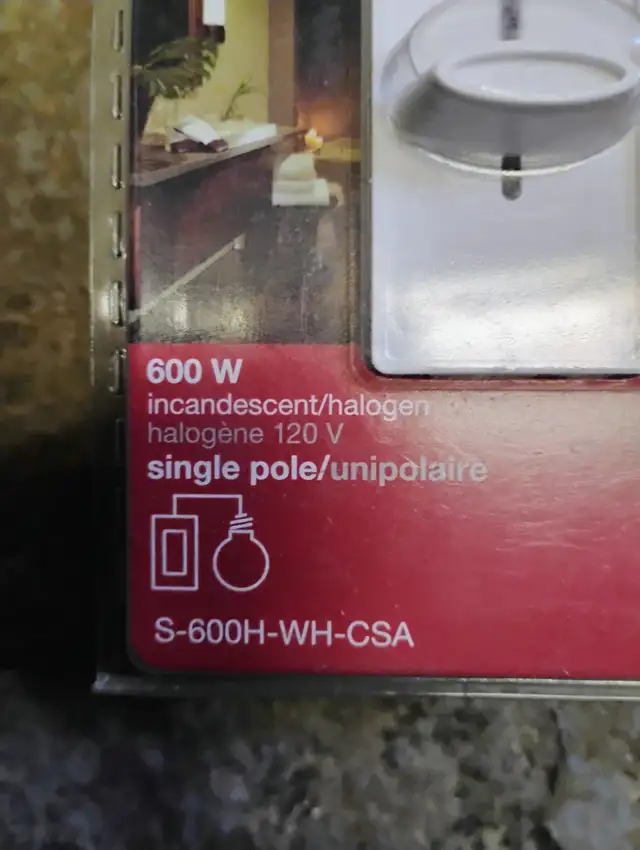 NEUF gradateur detecteur mouvement NEW motion sensor light dimer in Electrical in Laval / North Shore - Image 11