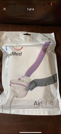 CPAP ResMed Nasal Pillow P10 Mask Blue & Purple ones & hoses