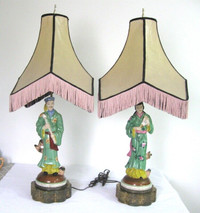 DEUX LAMPES VINTAGE  // OCCUPIED JAPAN // TWO LAMPS