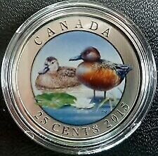 2015 $10 silver Cinnamon Teal Duck  in Arts & Collectibles in Oshawa / Durham Region