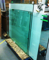 Glass Tabletop 47 1/4in Sq - Showroom Piece