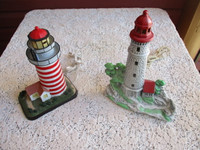 2 Decorative Lighthouse Lamps