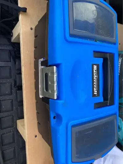 Mastercraft toolbox with tool assortment, View more