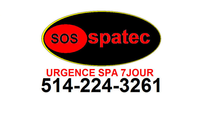 TECHNICIEN Réparateur SPA SERVICES  7 jours 514-224-3261 in Hot Tubs & Pools in Laval / North Shore