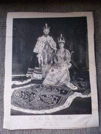 Antique Pictures-King George/Queen Mary & Queen Victoria-MORE