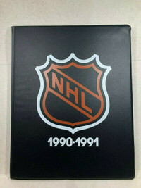 1990-1991 Kraft Hockey complete set of cards with padded book
