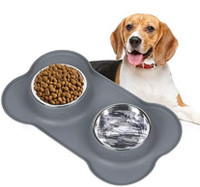 New Dog Bowls Stainless Steel Dog Bowl 