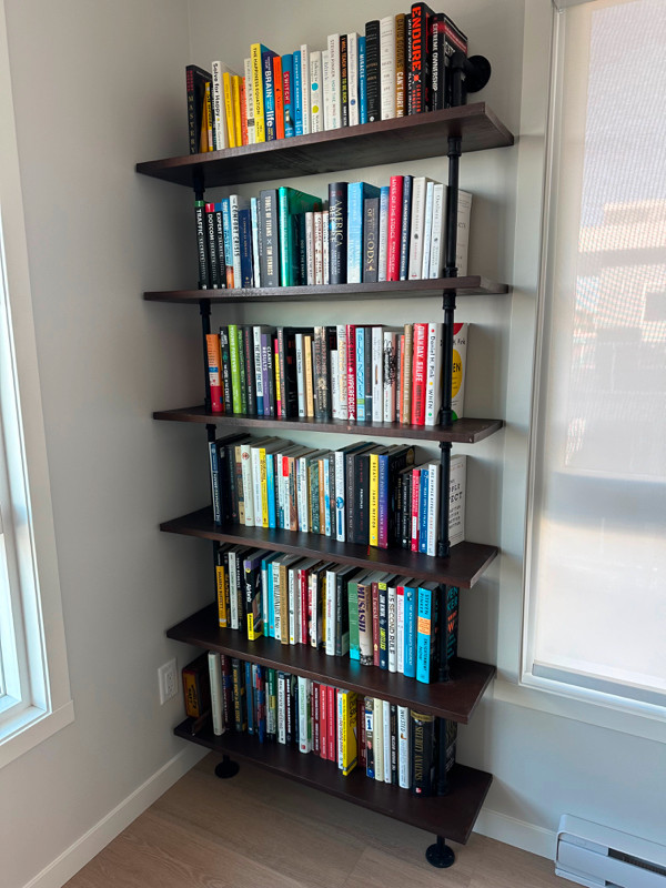 Mid Century Modern Bookshelf | Custom Made in Bookcases & Shelving Units in Calgary