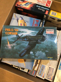 F4U CORSAIR plastic model kit by MINICRAFT. 