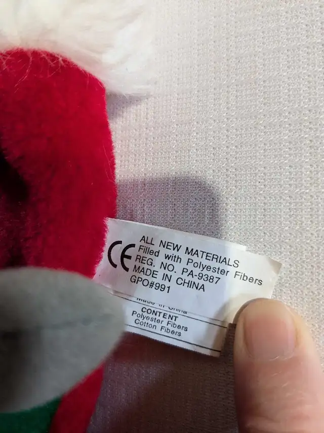 VTG 3D plush Christmas stocking with mice in Holiday, Event & Seasonal in Charlottetown - Image 5