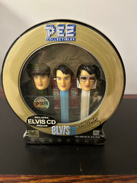 Elvis PEZ Collection & CD - new