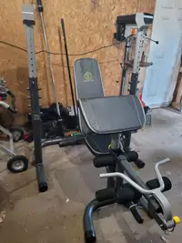 adjustable workout bench/rack
