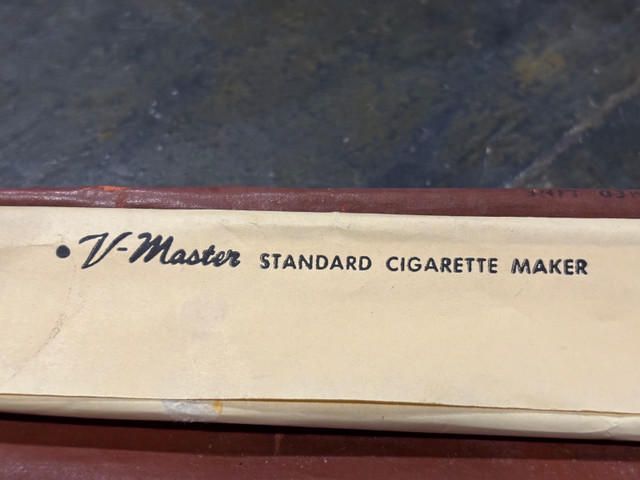 Vintage 1950’s V-Master Cigarette Maker w/Original Papers in Other in Edmonton - Image 3