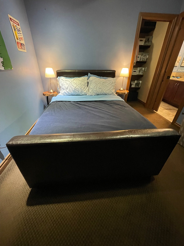 Double bed frame + mattress  in Beds & Mattresses in Calgary - Image 3