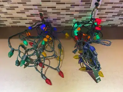multi colour Christmas lights , View more