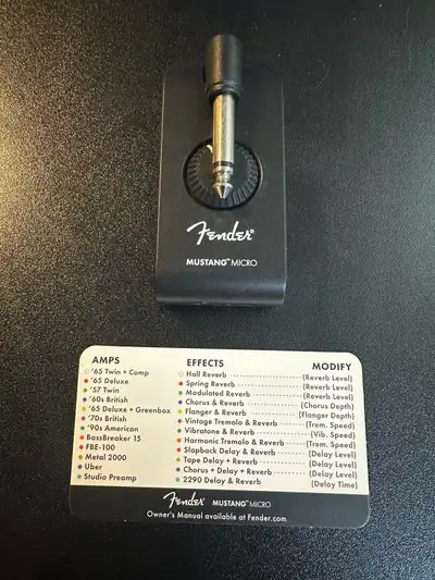 Fender Mustang Micro, View more