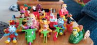 Selection of McDonald's toys. 