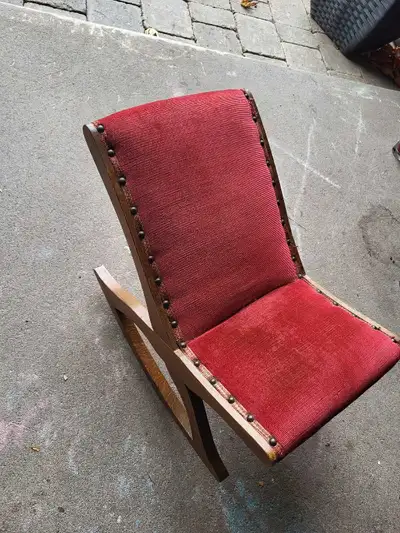 Antique gout footstool $30