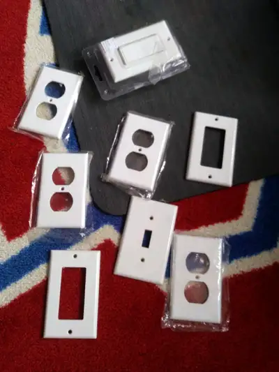 NEW POWER SWITCH AND SOCKET COVERS . 5$ FOR THE SET, View more