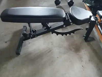 Commercial fold up bench., View more