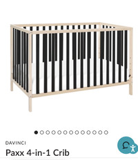 Davinci Paxx Crib with mattress
