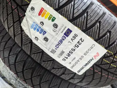 NEW 225/55/R18 Nankang AllWeather-Forester/Outlander/RVR/QX50/EX/Tucson/Rogue/Element Set of Four br...