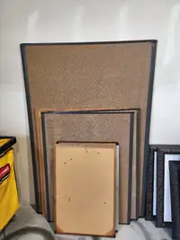 6 Cork Boards of Various Sides