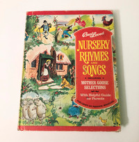 Vintage 1974 Best Loved Nursery Rhymes and Songs Book