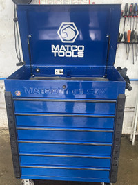 Matco tool cart sapphire blue 