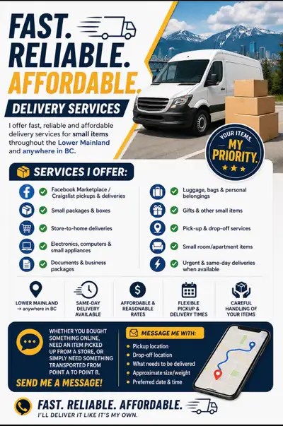 Fast Same-Day Delivery – Auto Parts, Packages & Essential It, View more