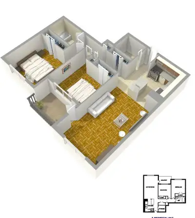 FULLY FURNISHED UNIT FOR RENT – FAIRVIEW MALL / SENECA AREA Lease could be extended for a year or mo...