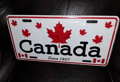 Canada novelty license plate, View more
