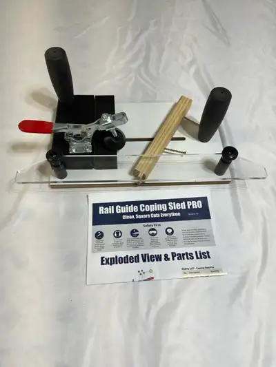 Fulton coping sled for router table, View more