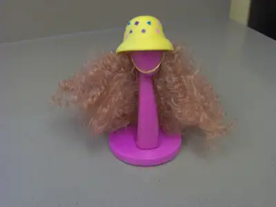 1993 Barbie accessory hair/hat stand, View more