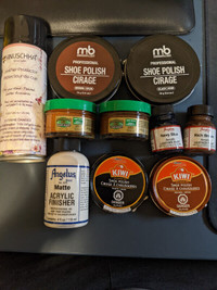 Leather Polishes, Paints and other supplies