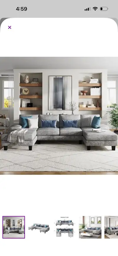 small sectional, View more