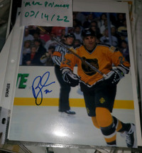 Rick Tocchet signed 8x10 picture / Photo 8x10 signée