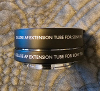 Extension tubes for Sony E-mount cameras