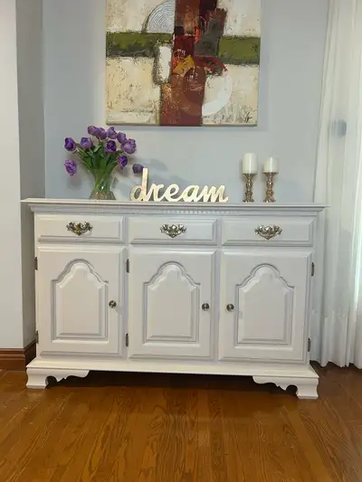 refinished solid wood sideboard, View more