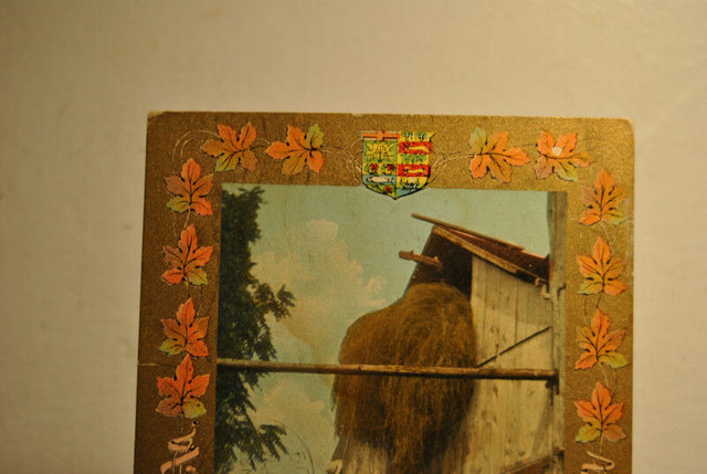 STORING THE HAY, POSTCARD, CANADA, CANADIAN HOMESTEAD LIFE, PATR in Arts & Collectibles in Vancouver - Image 3