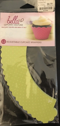 BELLA Adjustable cupcake wrappers (12 pcs)